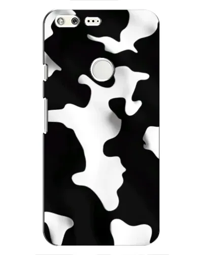 Чехол для Google Pixel с картинкой «Черно-белое пятно»