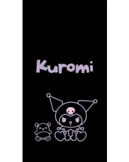 Чехол для Google с картинкой «Kuromi — черный минимализм»
