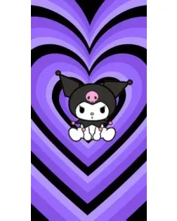 Чехол для Google с картинкой «Kuromi и фиолетовые сердца»