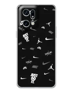 Чехол для HMD Fuse с картинкой «Nike Black Pattern»