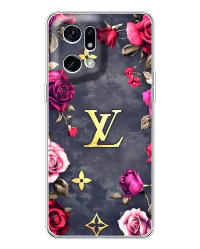 Чехол для HMD Fuse с картинкой «Цветочный Louis Vuitton»