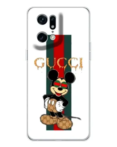 Чехол для HMD Fuse с картинкой «Микки Маус Gucci — полосы»