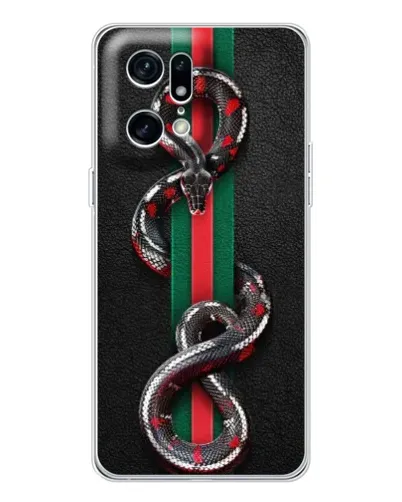 Чехол для HMD Fuse с картинкой «Gucci — змея на полосе» Чехол для HMD Fuse с картинкой «Gucci — змея на полосе»