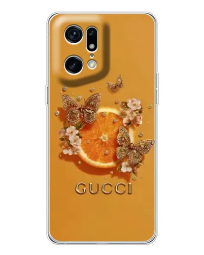 Чехол для HMD Fuse с картинкой «Gucci — золотые бабочки» Чехол для HMD Fuse с картинкой «Gucci — золотые бабочки»