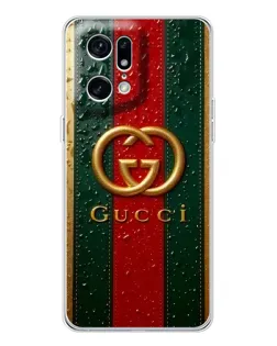 Чохол для HMD Fuse з картинкою «Gucci — фірмова смуга та золото»