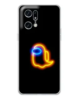 Чехол для HMD Fuse с картинкой «Among Us неоновое сияние»
