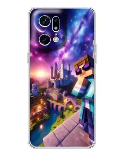 Чехол для HMD Fuse с картинкой «Стив и космос» Чехол для HMD Fuse с картинкой «Стив и космос»