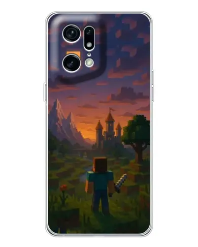 Чехол для HMD Fuse с картинкой «Стив у башни» Чехол для HMD Fuse с картинкой «Стив у башни»