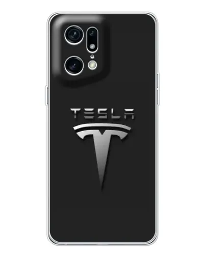 Чехол для HMD Fuse с картинкой «Стальной логотип Tesla»