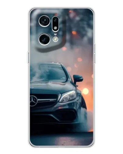 Чехол для HMD Fuse с картинкой «Mercedes — ночной город»