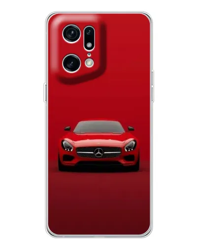 Чехол для HMD Fuse с картинкой «Красный Mercedes AMG»