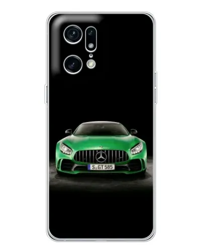 Чехол для HMD Fuse с картинкой «Mercedes — неоновый лого»