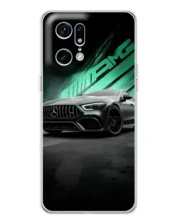 Чехол для HMD Fuse с картинкой «Темный Mercedes AMG»