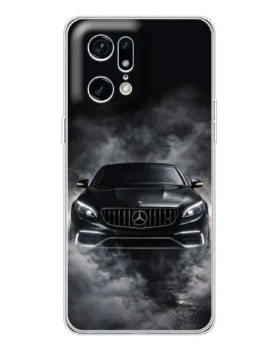Чехол для HMD Fuse с картинкой «Mercedes в дыму»