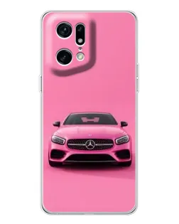 Чехол для HMD Fuse с картинкой «Розовый Mercedes AMG»