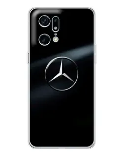 Чехол для HMD Fuse с картинкой «Mercedes на металле»