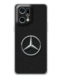 Чехол для HMD Fuse с картинкой «Карбоновый Mercedes стиль»