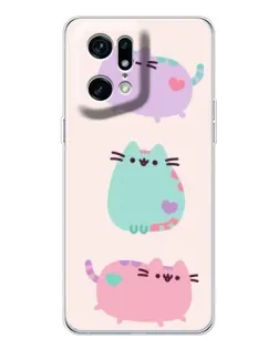 Чохол для HMD Fuse з картинкою «Pusheen тріо»