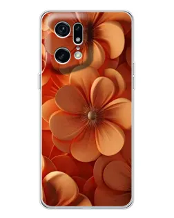 Чехол для HMD Fuse с картинкой «Оранжевый макро цветок»