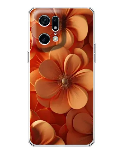 Чехол для HMD Fuse с картинкой «Оранжевый макро цветок»