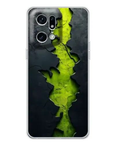 Чехол для HMD Fuse с картинкой «Салатовый разлом скалы»