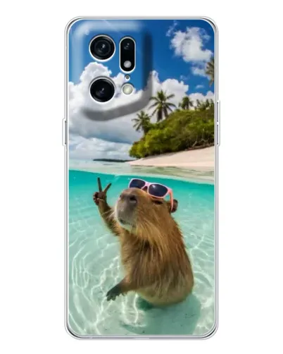 Чехол для HMD Fuse с картинкой «Капибара на море»
