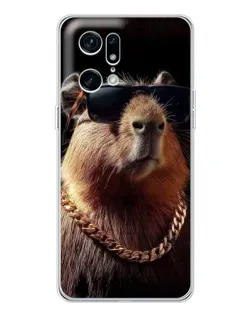 Чехол для HMD Fuse с картинкой «Капибара золотая цепь»