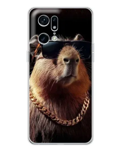 Чехол для HMD Fuse с картинкой «Капибара золотая цепь»