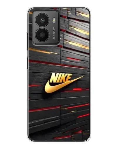 Чехол для HMD Fusion с картинкой «Золотой Nike на металле»