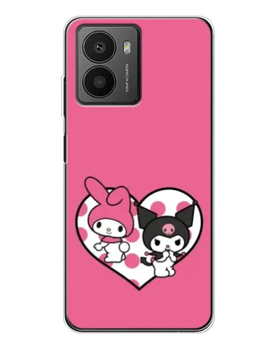 Чехол для HMD Fusion с картинкой «Kuromi и My Melody» Чехол для HMD Fusion с картинкой «Kuromi и My Melody»