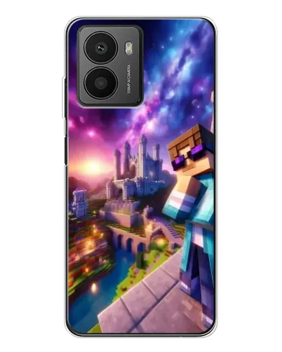 Чехол для HMD Fusion с картинкой «Стив и космос» Чехол для HMD Fusion с картинкой «Стив и космос»