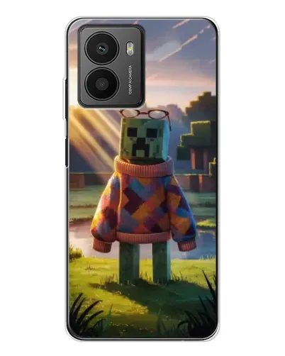 Чехол для HMD Fusion с картинкой «Крипер в свитере» Чехол для HMD Fusion с картинкой «Крипер в свитере»