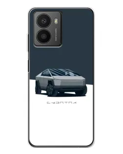 Чехол для HMD Fusion с картинкой «Серебристый Cybertruck Tesla»