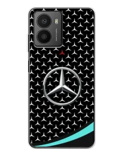 Чехол для HMD Fusion с картинкой «Mercedes — бирюзовый акцент»