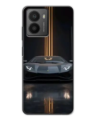 Чехол для HMD Fusion с картинкой «Lamborghini золотые линии» Чехол для HMD Fusion с картинкой «Lamborghini золотые линии»