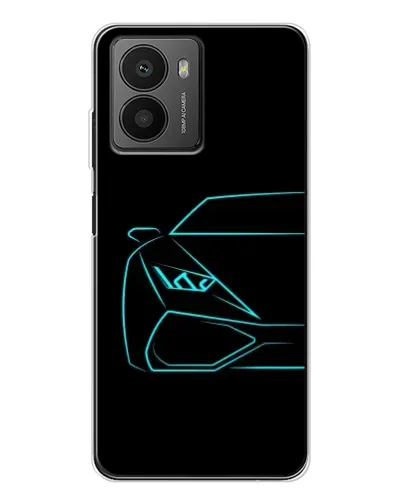 Чехол для HMD Fusion с картинкой «Голубой силуэт Lamborghini» Чехол для HMD Fusion с картинкой «Голубой силуэт Lamborghini»