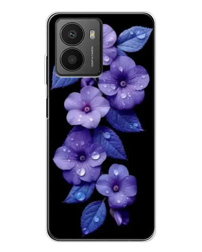 Чехол для HMD Fusion с картинкой «Фиолетовые цветы с росою» Чехол для HMD Fusion с картинкой «Фиолетовые цветы с росою»