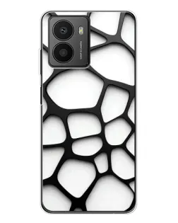 Чехол для HMD Fusion с картинкой «Белая объемная сетка»