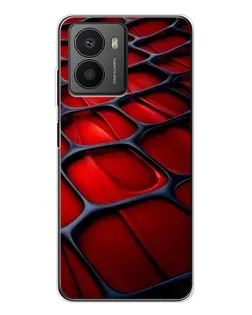 Чехол для HMD Fusion с картинкой «Красная глянцевая сетка»