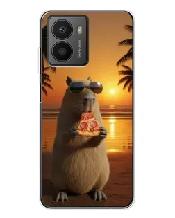 Чехол для HMD Fusion с картинкой «Капибара с пиццей»
