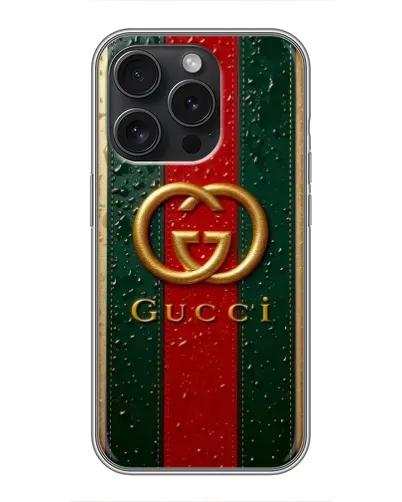 Чехол для HMD Luma с картинкой «Gucci — фирменная полоса и золото» Чехол для HMD Luma с картинкой «Gucci — фирменная полоса и золото»
