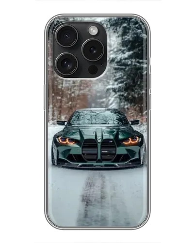 Чехол для HMD Luma с картинкой «BMW в зимнем лесу»