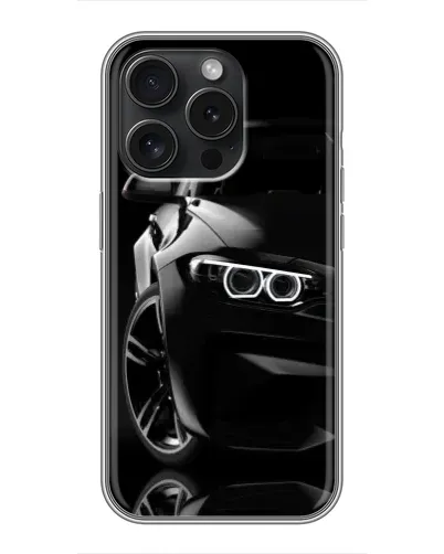 Чехол для HMD Luma с картинкой «Черная BMW — профиль» Чехол для HMD Luma с картинкой «Черная BMW — профиль»
