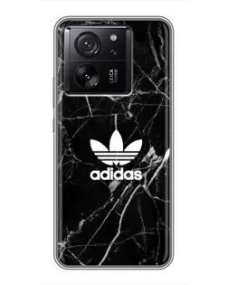 Чехол для HMD Pulse 2 Pro с картинкой «Белый мрамор Adidas»