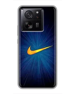 Чехол для HMD Pulse 2 Pro с картинкой «Синий пульс Nike»