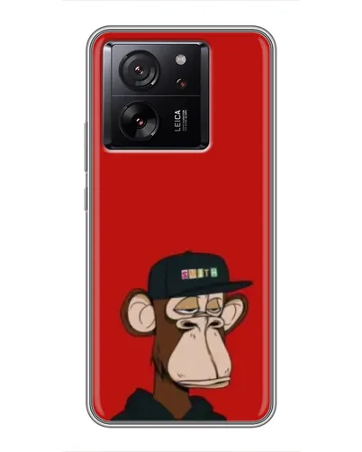 Чехол для HMD Pulse 2 Pro с картинкой «Bored Ape — красный фон» Чехол для HMD Pulse 2 Pro с картинкой «Bored Ape — красный фон»