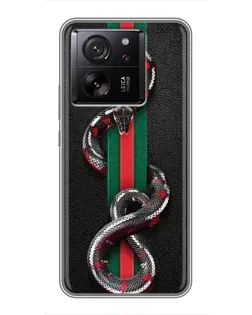 Чохол для HMD Pulse 2 Pro з картинкою «Gucci — змія на смузі»