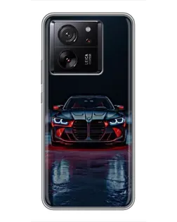 Чехол для HMD Pulse 2 Pro с картинкой «BMW на мокрой дороге»
