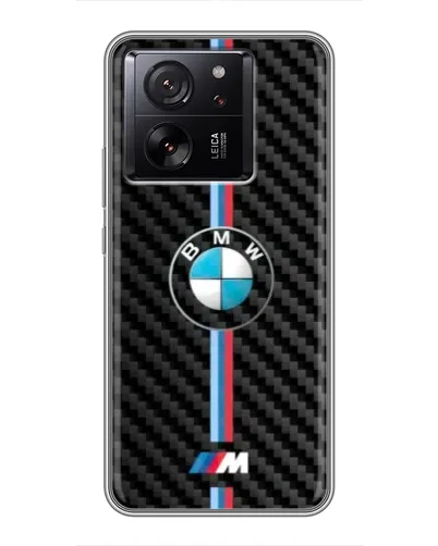Чехол для HMD Pulse 2 Pro с картинкой «Эмблема BMW и карбон»