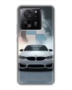 Чехол для HMD Pulse 2 Pro с картинкой «BMW в белом дыму»